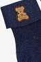 Baby Boy Socks with Teddy Bear Design 0-18 Months, Dark Blue - 4