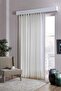 Luxe Ecru Color Satin Sunshade Curtain