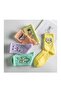 College Socks Cotton 5 Pairs Fun Colorful Patterned Socks Comfortable Flexible Socks Funny Face Socks