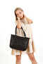 Genuine Leather Women's Hand and Shoulder Bag - 5