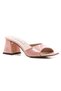 Dublin Salmon Patent Leather Women's Slippers - 3