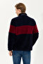 Men's Navy Blue Stand Collar Sweatshirt 50253782 -Vr033 - 5