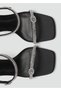 Strass Stone Heeled Sandals - 5