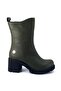 1305 Genuine Leather Daily Women's Boots-Khaki - 2