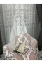 Helen Silver Detail 1/3 Firmly Plied Tulle Curtain Apm - 6