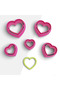 Heart Shaped Polymer Clay Mold, Jewelry Molds, Earring Mold, Clay Cutter, 5 Sizes, No: 901