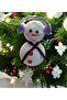 6-Piece Snowman Christmas Pine Tree Ornament Styrofoam (6 cm * 3 cm) - 5