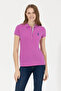 Women's Violet Basic Polo Neck T-Shirt 50255457 -Vr037