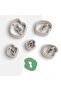 Organic Shaped Polymer Clay Mold, Earring Mold, Clay Cutter, Jewelry Molds, 5 Sizes, No: 888