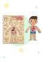 We Are Learning about the Human Body, Internal Organs Montessori Educational Wooden Puzzle Toy, Doctoring Play - 7