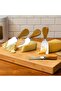 6 Butter, Jam, and Chocolate Knives 3 Steel Serrated Kitchen Knives 4 Cheese Knives Bamboo - 7