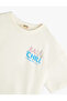 Oversize T-Shirt with Tie-Dye Print Detail, Short Sleeve, Crew Neck, Cotton - 3