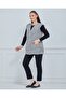سترة نسائية محبوكة بنمط Houndstooth وسميكة للشتاء مع جيوب - 6