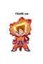 Anime Dragon Ball 8 Year Old Balloon Set Son Goku and Vegeta Balloon Dragon Ball Concept Birthday Balloon - 4