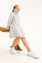 Girl's Hair Braided Turtleneck Knitwear Dress - 4
