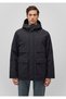 Hooded Black Parka Loose Fit / Relaxed Fit 0110442-71379 - 3