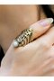 Natural Stone Round Moonstone Natural Stone Antique Adjustable Women's Ring Euy46Ay - 2