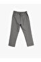 Trousers High Waist Pleat Detailed Soft Textured Elastic Waist - 2