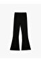 Basic Spanish-Style Trousers with Elastic Waistband