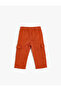 Cargo Pants Corduroy Tie Waist Pocket Cotton - 2