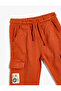 Cargo Pants Corduroy Tie Waist Pocket Cotton - 3