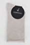 Stone Color Derby Modal Elastic-Free Seamless Women's Socks - 2