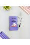 Cute Pattern Lock Notebook and Pen Set - 3