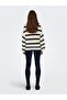 سترة مخططة من JDYJUSTY L/S KNT NOOS 15264902 Eggnog - 2