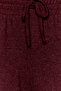 Bordo Yumoş Crop ve Wide Leg/Geniş Paça Örme Alt Üst Takım TWOAW23AU00125 - 6