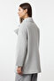 Gray Oversize Coat Twoaw24Kb00165 - 5