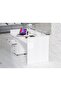 R06 White Office Reception Desk - 160cm - 5
