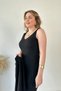 Crop Knitwear Dress Black - 8