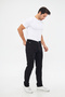 Men's Linen Trousers Slim Fit Black 106 - 3