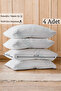 Terry Cotton Cotton 4-Piece Covered Liquid Waterproof Silent Cushion Protective Mattress Pad 50X70 cm
