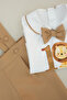 1 Year Old Lion Printed Salopette Suit - 7
