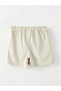 Basic Velvet Girl's Shorts Skirt with Elastic Waist - 3