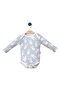 Rabbit Printed Baby Girl Snap-On Bodysuit and Booties Bottom Three-Piece Double Set - 4