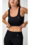 Thick Strap Crop Top Black - 4