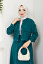 Women's Snap-Button Pocketed Skirt Set - 3