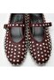 Mary Jane Claret Red Women's Ballerinas - 6