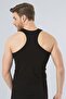 171 Men's Black Lycra Sports Tank Top - 3