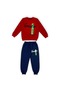 İkiiplik Unisex Kids Tracksuit Set MNK0553 RED - DARK BLUE