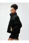 Plush Coat Stand-up Collar Pocket Detailed Zippered - 2