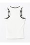 Özmarka New Season Crew Neck Textured Women's Tank Top - 6