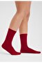 Red Color Modal Seamless Elastic Women's Sock Socks - 4
