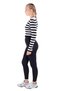 Ecru Striped Bearded Soft Sweater 6618 - 8
