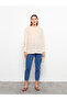 LCW Modest Crew Neck Polka Dot Long Sleeve Women's Blouse - 3