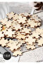 Wooden Puzzle / 130 Pieces / DIY DIY