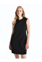 Lcw Vision Black Women's Crew Neck Straight Dress - 2