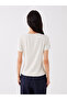 Crew Neck Plain Short Sleeve Women's T-Shirt - 5